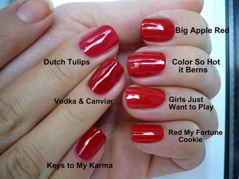 Red Opi Compare Opi Nail Polish Colors Opi Red Nail Polish Opi Gel