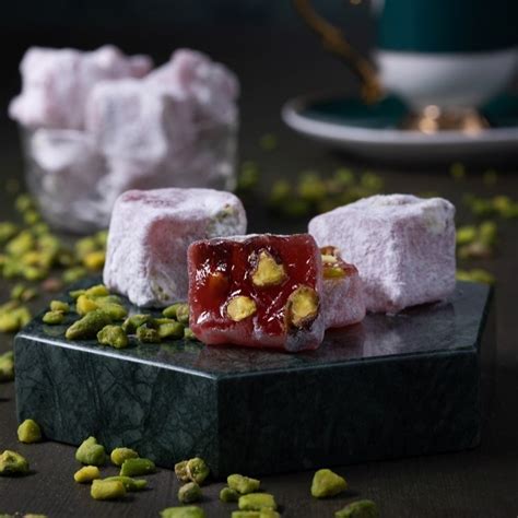 Turkish Delight With Pomegranate And Pistachio Oz Kg Baklava