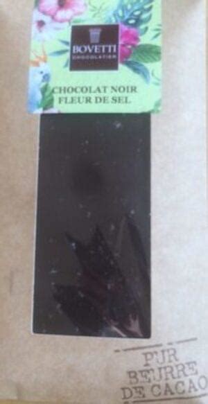 Bovetti Dark Chocolate With Sea Salt 1 Nutrition Information Innit