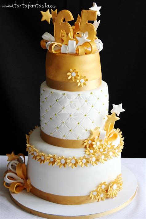 65th Birthday Cake Decorated Cake By Tartafantasia Cakesdecor