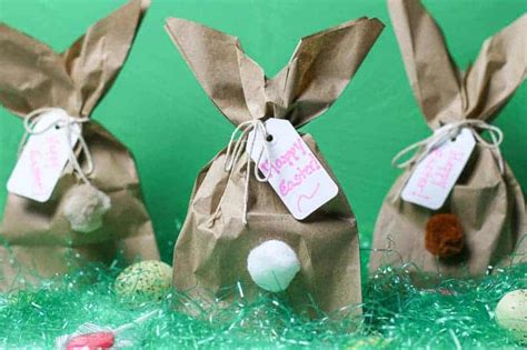 Easy Diy Bunny Easter T Bags Easter Bunny Craft Idea