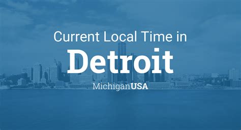 Additionally you can select one of our popular time converters, allowing convert new york city edt timezone to gmt, pst, est, cet, pdt, cst, ist, bst, cest, cdt. Current Local Time in Detroit, Michigan, USA