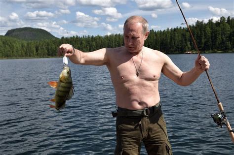 Vladimir Putin’s Weird Topless Photos Have Inspired New Internet Craze Daily Star