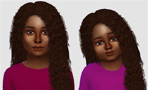 Simiracle Alessia Luna And Kai Hairs Retextured Sims 4 Hairs