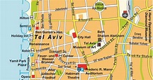 Map of Tel Aviv - Free Printable Maps
