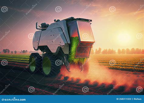 Futuristic Farming Automation Using Advanced Machines With Robotic Arm