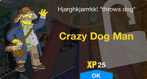 Crazy Dog Man Wikisimpsons The Simpsons Wiki