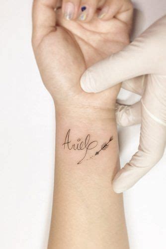 So thrilled they are by the whole idea of it that they get themselves inked without putting tattoos have a power and magic all their own. #wristtattoos | Name tattoos on wrist, Meaningful wrist ...