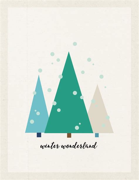 Winter Wonderland Printable Pictures