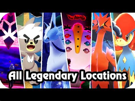 Where To Find Legendary Pokémon In Pokémon Sword And Shield Silk Test