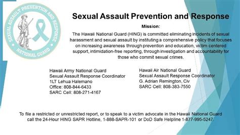 Sexual Assault Prevention And Response Program
