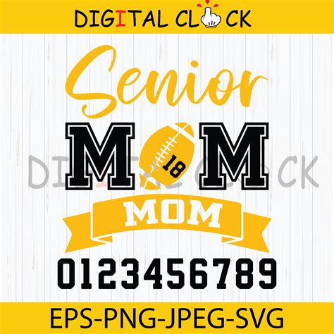 Football Senior Mom 2021 Svg Football Mom Svg Senior Momsvg Etsy