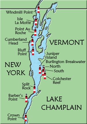 Us Map Lake Champlain Domini Hyacintha