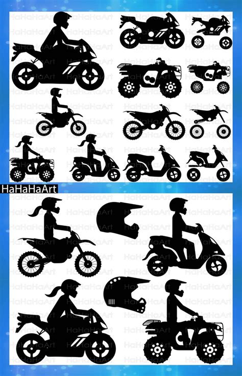 Motorcycles And Atvs Monogram Cutting Files Svg Png  Etsy