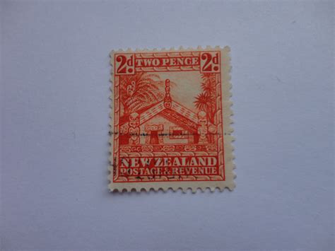 2d Two Pence Old New Zealand Postage Stamps Postage Stamps Stamp