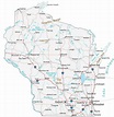Map of Wisconsin (WI) Cities and Towns | Printable City Maps