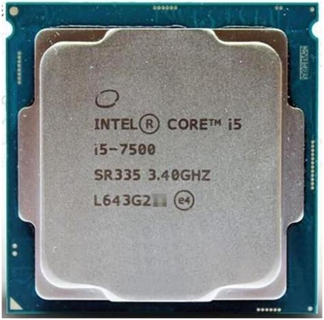 みです Intel Cpu Core I5 7500 34ghz Lga1151の通販 By ろくびっとのベタなお店｜ラクマ がございま