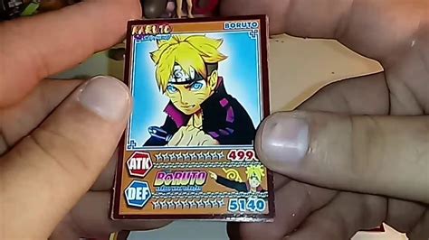 Abrindo Cards De Narutoboruto Youtube