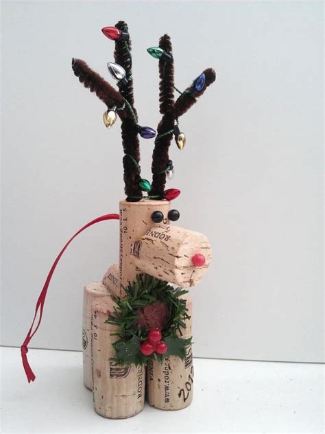Maybe you would like to learn more about one of these? 30 Creative DIY Wine Cork Christmas Ornaments Ideas - MagMent