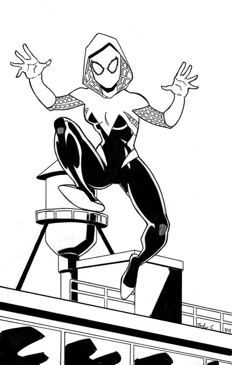 Spider Gwen Sketch By Ninjaspidey On Deviantart