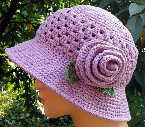 Granny Brimmed Hat Pattern By Kool Stitch Crochet Hats Crochet Sun