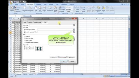 Excel merupakan aplikasi pengolah kalkulasi data dan tabel yang sangat powerful. CARA PRINT HEADER BERULANG DI EXCEL - YouTube
