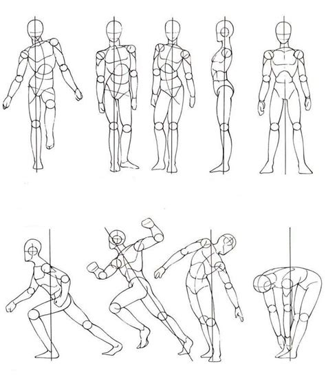 base gráfica Dibujos figura humana Dibujo de posturas Imagenes de