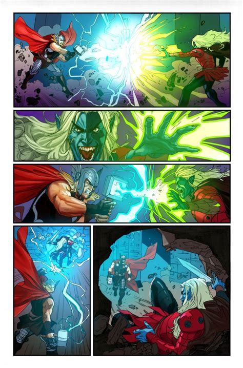 Thor Vs Malekith ‘the Accursed Concludes In Thor God Of Thunder 17
