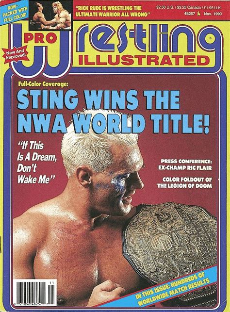 Pro Wrestling Illustrated November 1990 Wrestling Rules Nwa Wrestling