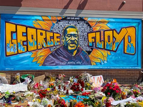 George floyd mural destroyed after being hit by lightning in ohio the city of toledo is working on plans for a new mural in a different location. George Floyd Mural Minneapolis / George Floyd Murals Put ...