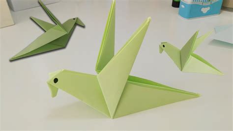 Easy Origami How To Make A Paper Bird Kolay Origami Ku Yap M