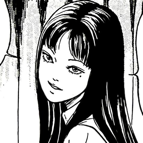Pin By 𝐞𝐦𝐢 On Manga Junji Ito Anime Monochrome Anime Art Girl