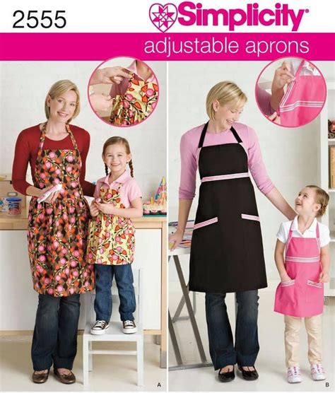 Simplicity Sewing Pattern 2555 Apron Size A S Ls L Etsy Aprons