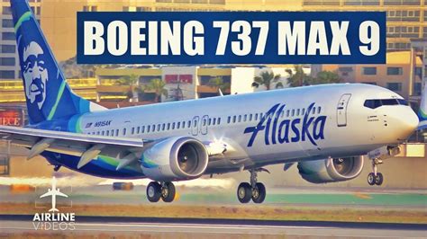 Alaska Airlines Boeing 737 Max 9 Lax Plane Spotting Youtube