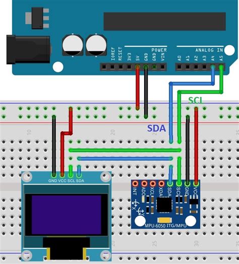 Mpu6050 With Arduino Display Gyro And Accelerometer Values On Oled