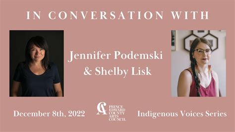 In Conversation With Jennifer Podemski And Shelby Lisk Youtube