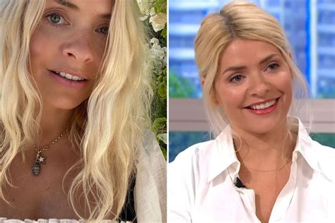 Holly Willoughby Shows Her Freckles And Long Hair In Stunning Make Up