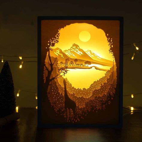 16 Projects to try ideas in 2021 | shadow box art, 3d shadow box, light