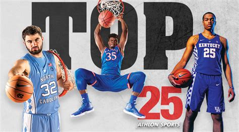 College Basketball Top 25 For 2018 19 Athlon Sports