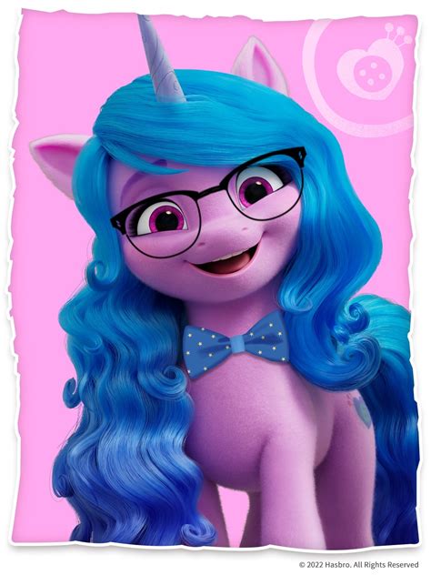 2871897 Safe Edit Izzy Moonbow Pony Unicorn G5 Bowtie Cute