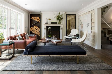 Creative Asymmetrical Decor For A Symmetrical Room With A Fireplace