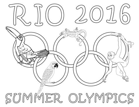 Tokyo 2020 Olympic Games Coloring Page Free Printable