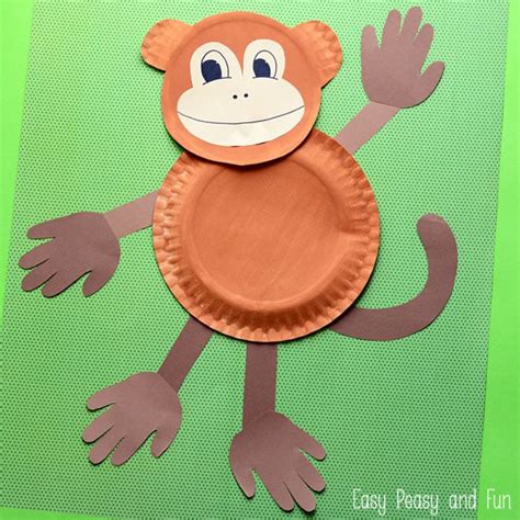 15 Monkey Crafts For Kids