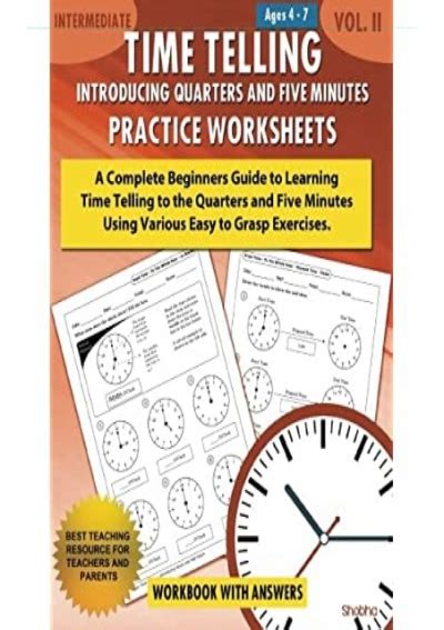 Pdf Time Telling Introducing Quarters And Five Minutes Practice