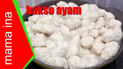 Resep bakso ayam , meatball recipe , ide bisnis jualan bakso. resep dan cara buat bakso ayam cocok untuk jualan - YouTube