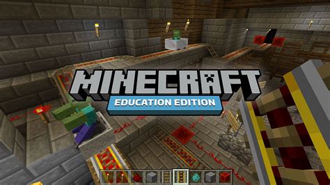 This is the app you open and press play in to start the game. Minecraft: Education Edition interview with Deirdre ...