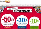 Espace photo Auchan : 10 euros =10%, 30 euros = 30% ou 50 euros =50% de ...