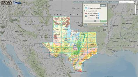 Interactive Geologic Map Of Texas Now Available Online Us