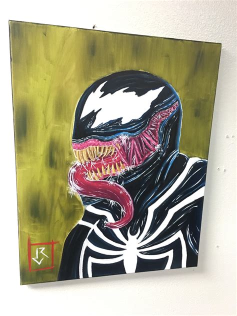 Here Is A Venom Painting I Have Recently Finished 16x20 Done With Oil