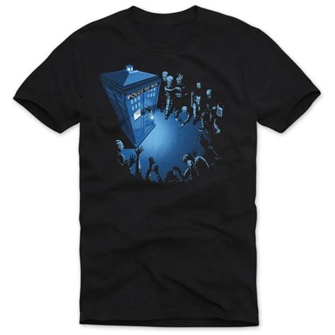 Gildan Dr Doctor Who Mens T Shirt Herren Doktor Dalek Tardis Time